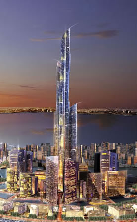dubai tower. The Burj Dubai Tower Opening